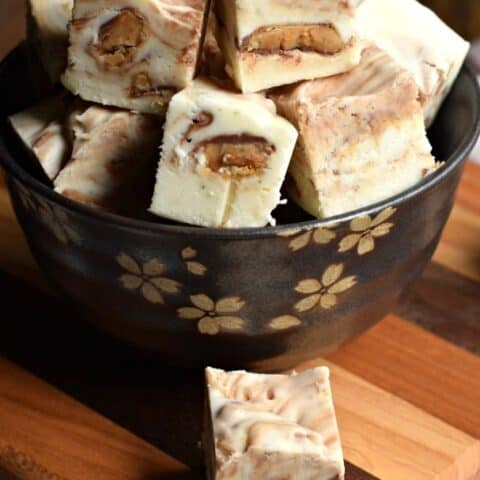 Vanilla Toffee Crunch Fudge