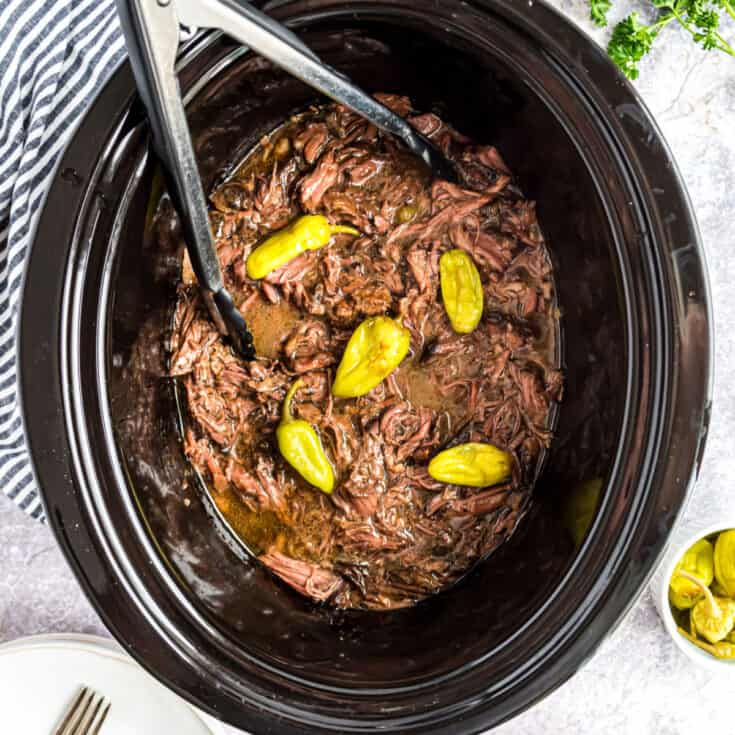 Slow Cooker Mississippi Pot Roast Recipe Shugary Sweets