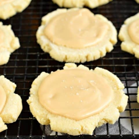 Caramel Frosted Sugar Cookies