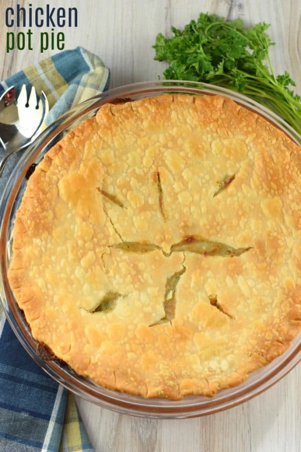 The Classic Homemade Chicken Pot Pie recipe. Warmth of a hearty chicken dinner in a flaky pie crust is the perfect comfort food.