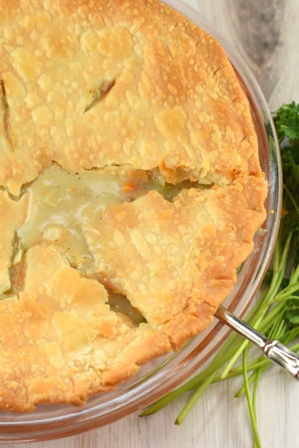 The Classic Homemade Chicken Pot Pie recipe. Warmth of a hearty chicken dinner in a flaky pie crust is the perfect comfort food.