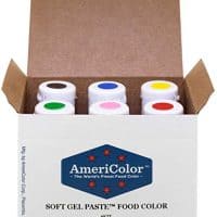 AmeriColor Basic Six Kit Soft Gel Paste Food Color, 0.75 Ounce, 6 Pack Kit