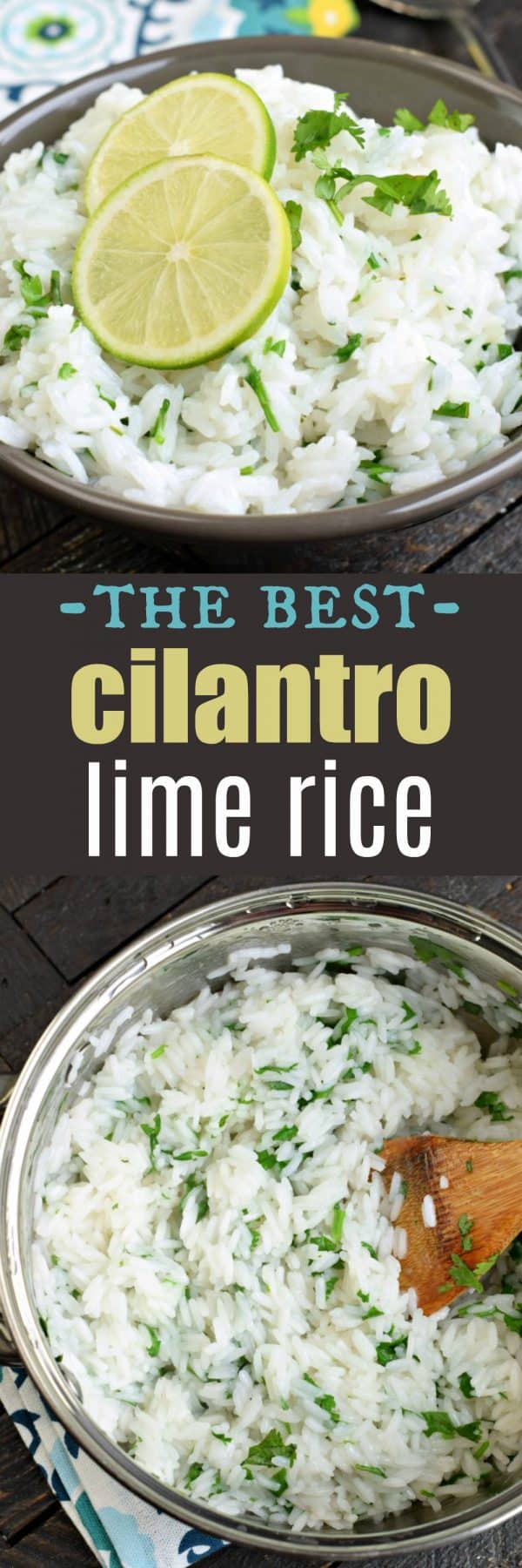 Colorful and packed with flavor, you'll love this Copycat Chipotle Cilantro Lime Rice recipe. It's the perfect side to any tex-mex meal!