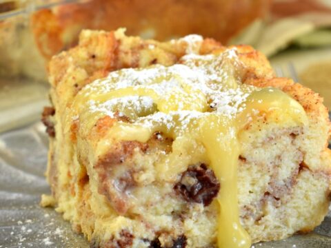 Dad S Bread Pudding Recipe With Lemon Sauce Shugary Sweets