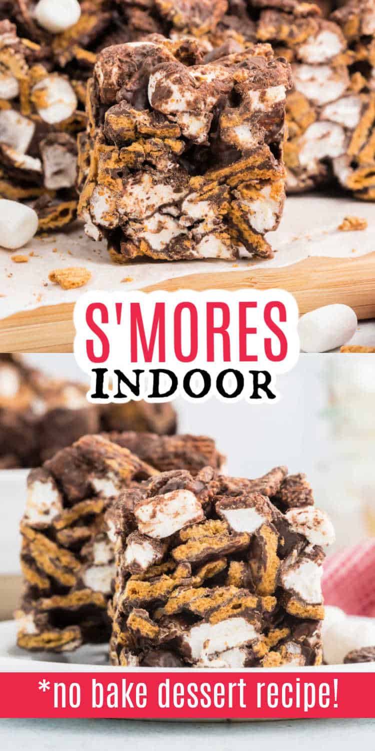Recette de barre S’mores d’intérieur sans cuisson