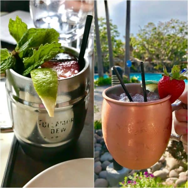 Strawberry Moscow Mules in Oxnard, California