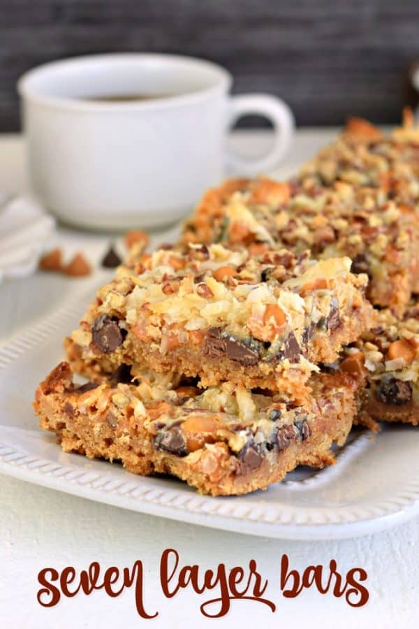 The BEST, Easy Seven Layer Cookie Bars Recipe