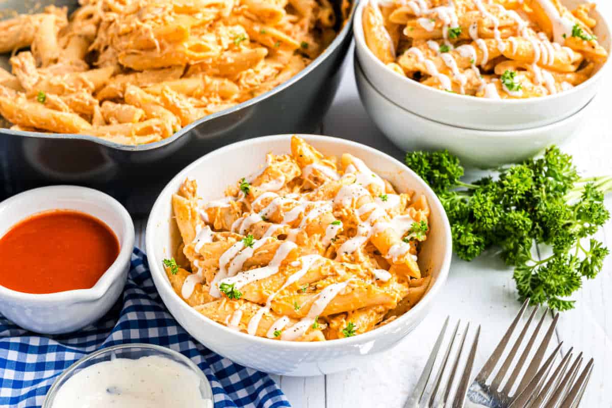 Buffalo Chicken Pasta Recipe