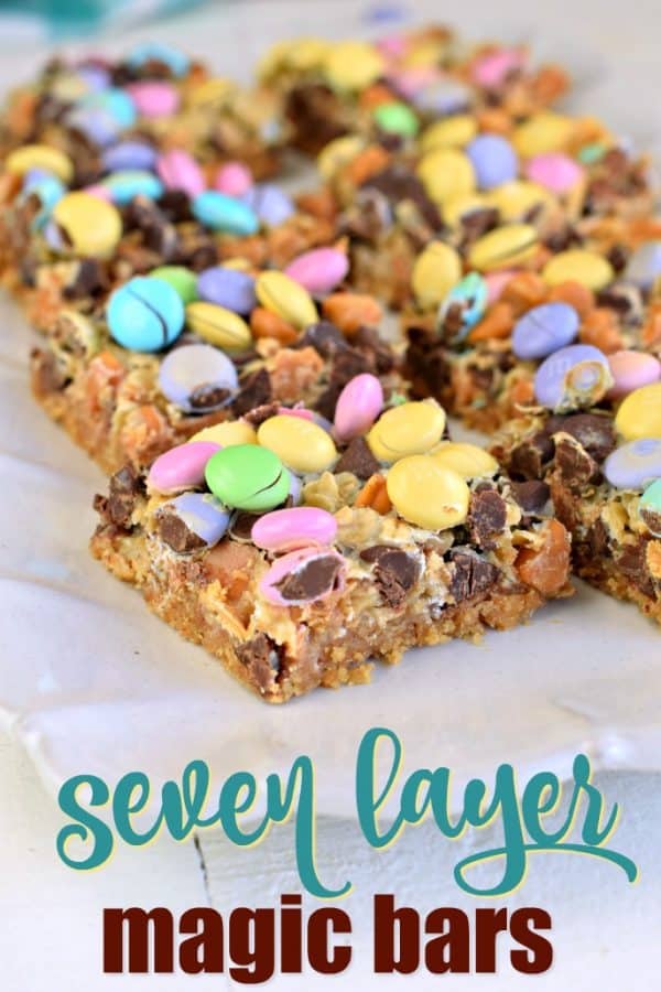 The BEST, Easy Magic Cookie Bars recipe is now at your fingertips. You'll love this 7 layer, chewy treat, that's so versatile for holidays or any day!
