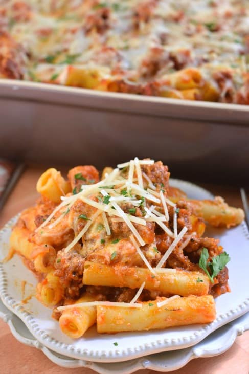 Hearty Baked Ziti Recipe Made Easy Shugary Sweets