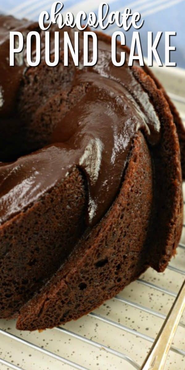 The BEST Chocolate Pound Cake Recipe {Bundt Cake}