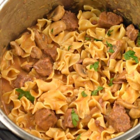 Instant Pot Beef Stroganoff