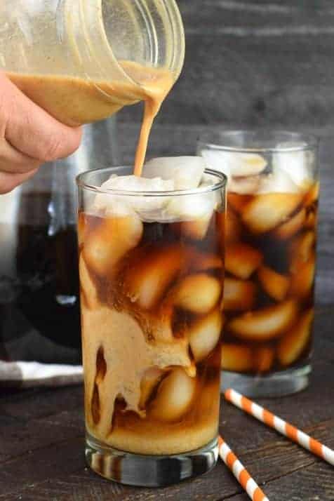 Pumpkin Cream Cold Brew {Starbucks Copycat} - We are not Martha