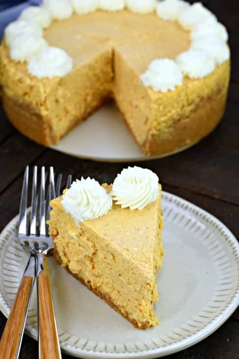 Instant Pot Pumpkin Cheesecake - Dessert for Two