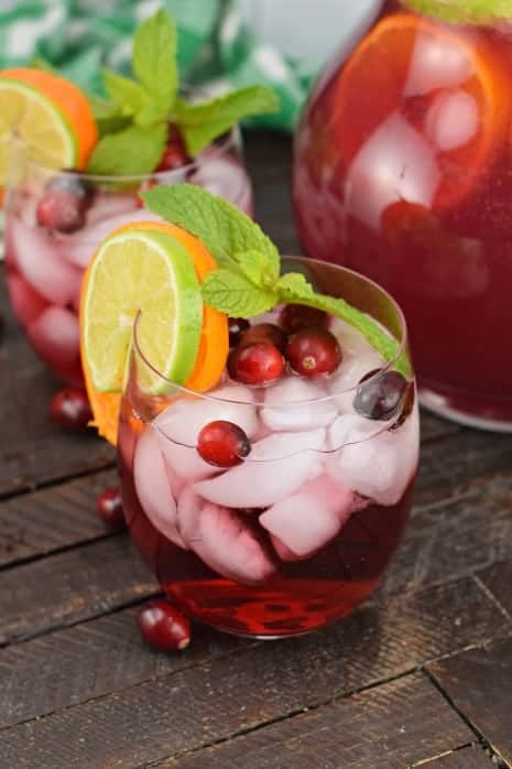 Easy Cranberry Orange Christmas Punch