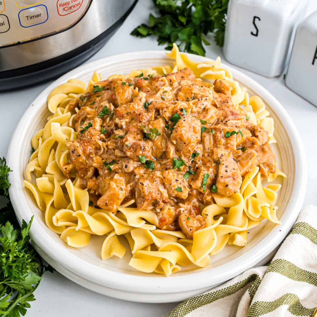 Instant Pot Chicken Paprikash Recipe