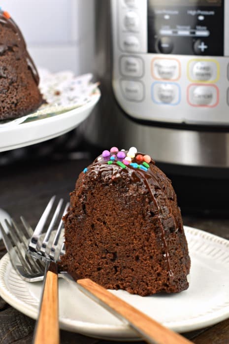 Instant Pot Chocolate Bundt Cake Recipe - Shugary Sweets