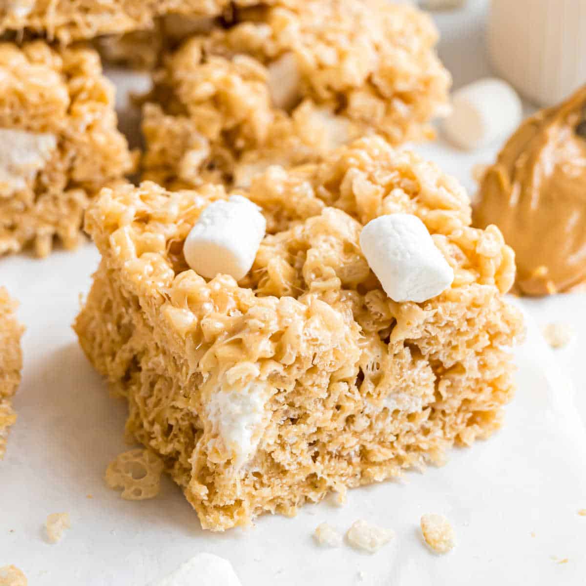 Peanut Butter Rice Krispie Treats Recipe