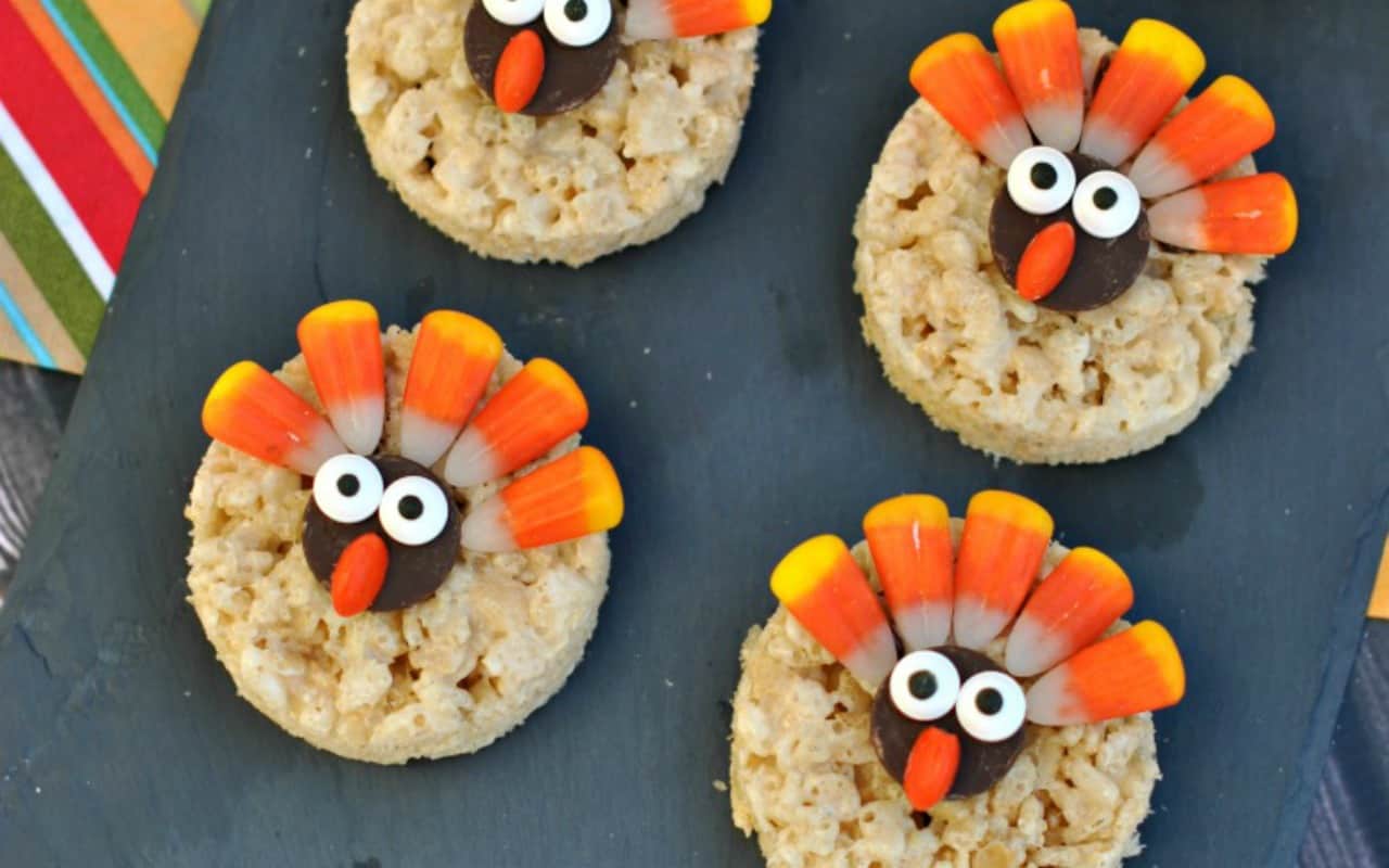 Turkey Rice Krispie Treats