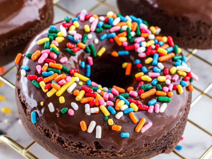 Baked Chocolate Donuts