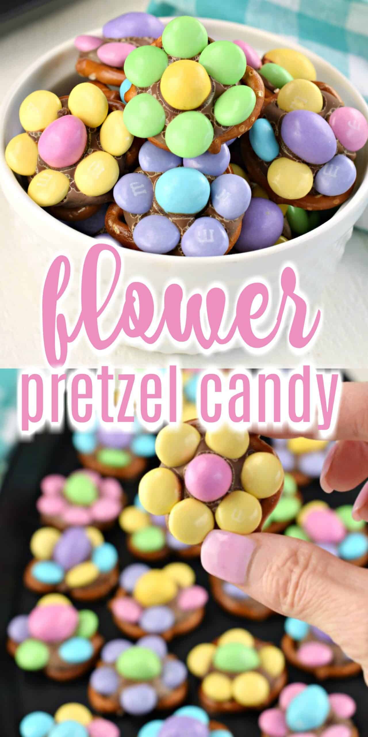 M&M Pretzel Flowers – Palatable Pastime Palatable Pastime