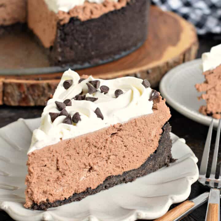 No Bake Chocolate Cheesecake