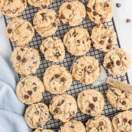 If you're looking for that perfect Soft Batch Chocolate Chip Cookie recipe, this is it! Packed with chocolate flavor in a cookie that stays soft for DAYS! Find out the secret ingredients to these cookies!