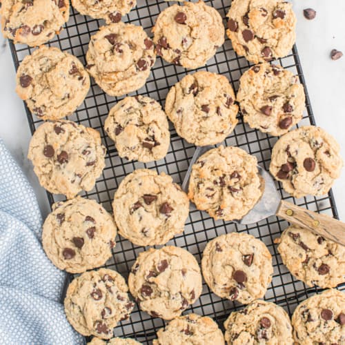If you're looking for that perfect Soft Batch Chocolate Chip Cookie recipe, this is it! Packed with chocolate flavor in a cookie that stays soft for DAYS! Find out the secret ingredients to these cookies!