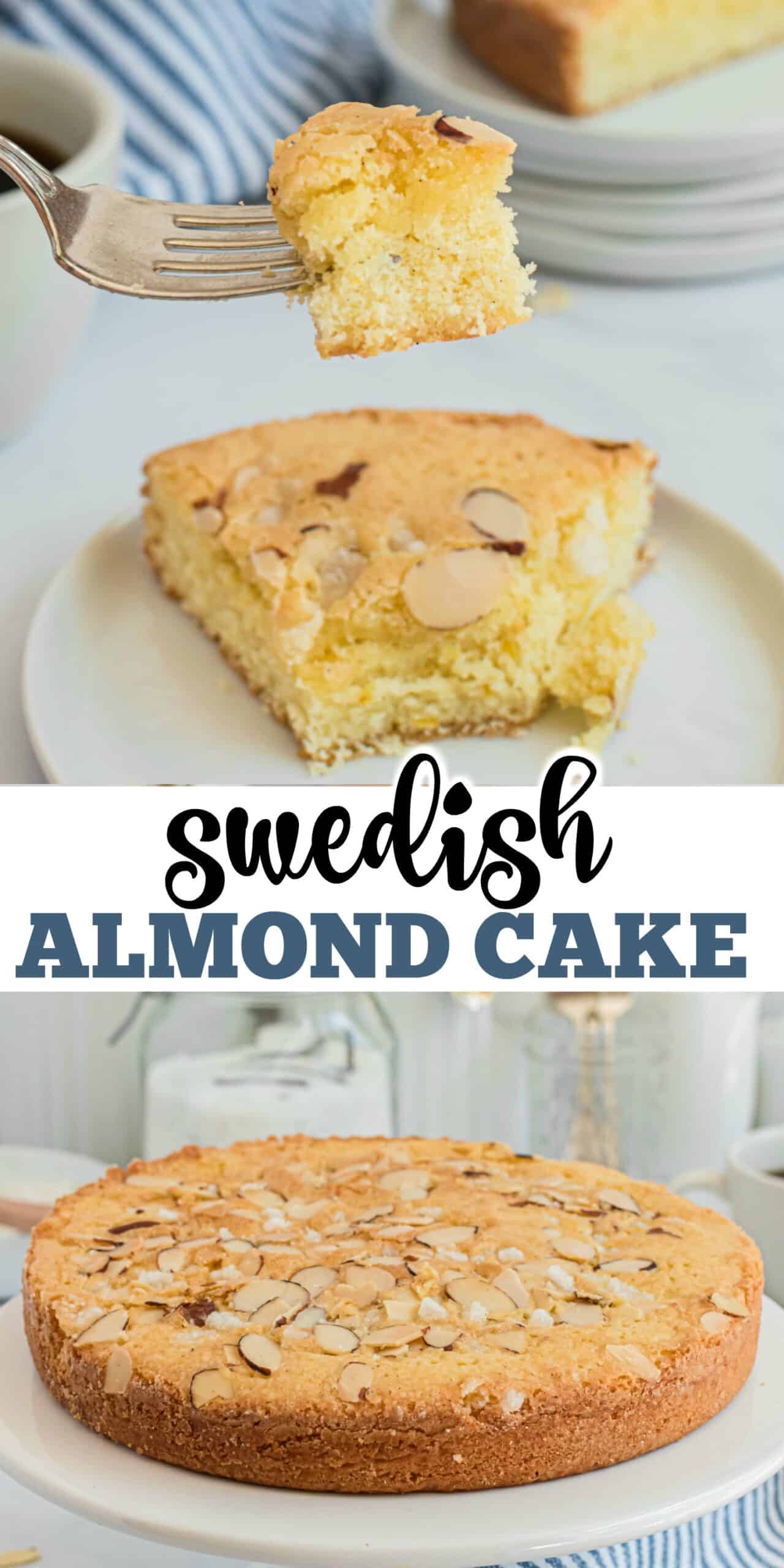 Living the Scenic Life Almond Cake a delectable Scandinavian dessert