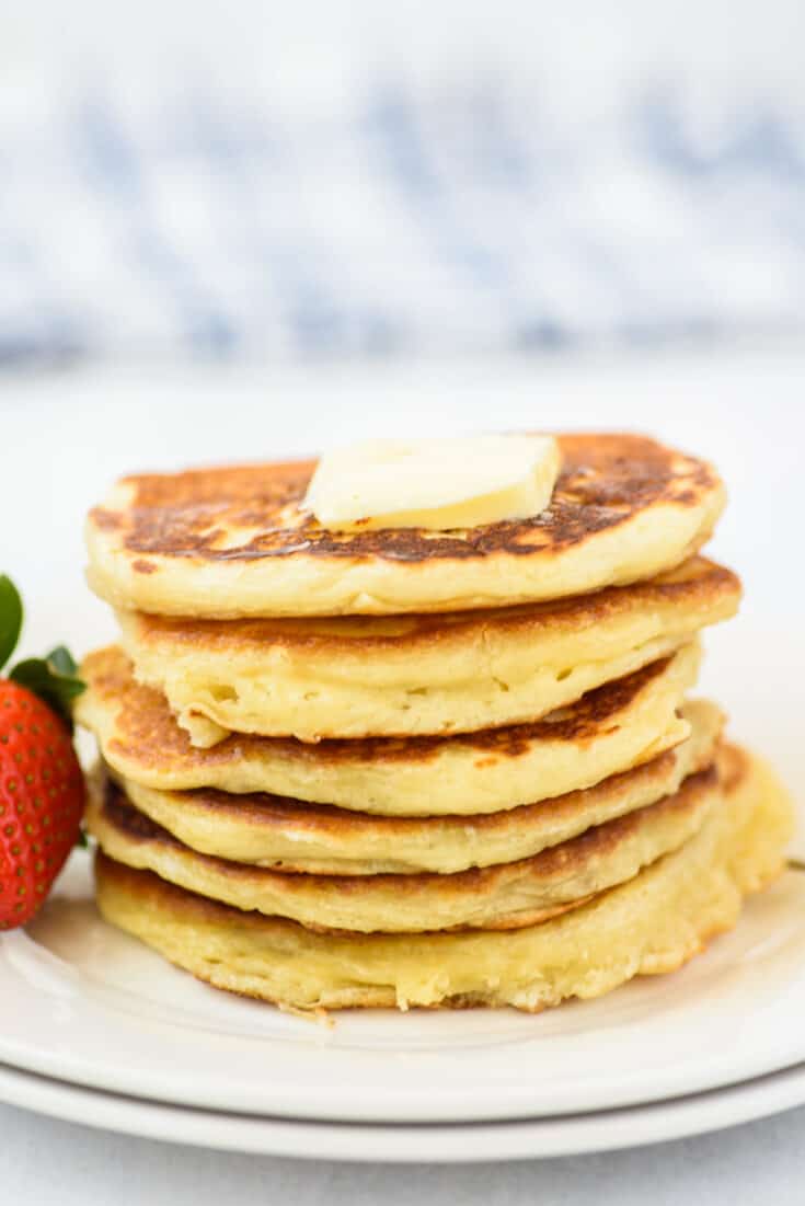 Easy Buttermilk Pancakes Recipe - Shugary Sweets