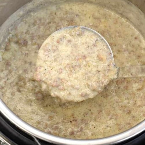 Instant Pot Sausage Gravy Recipe Shugary Sweets