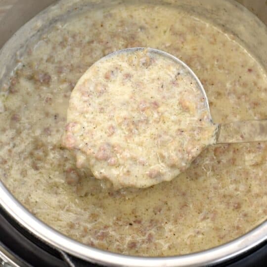 Instant Pot Sausage Gravy Recipe Shugary Sweets