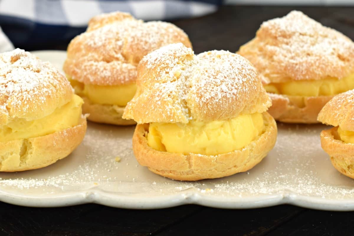 Easy Cream Puffs Recipe - Shugary Sweets