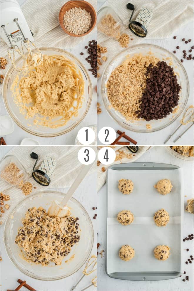 Step by step photos to make Doubletree chocolate chip cookie recipe.