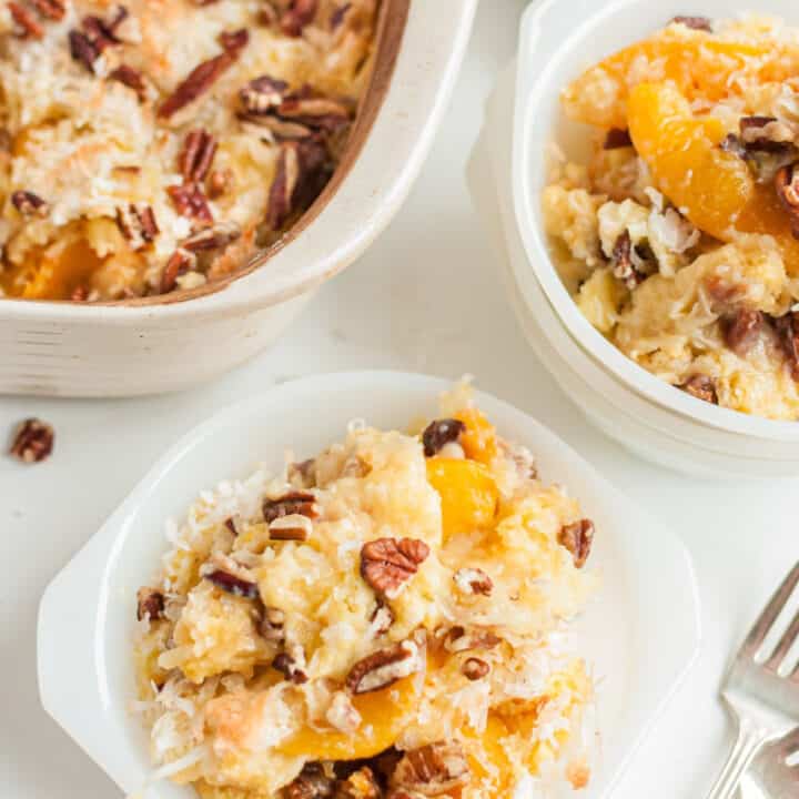 Peach Dump Cake