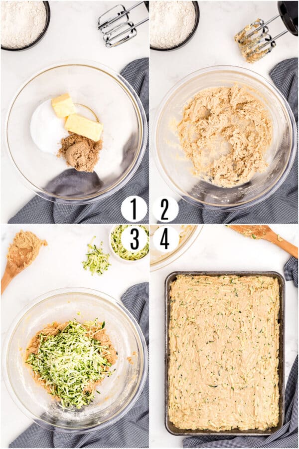 Zucchini Bars Recipe {Cinnamon Frosting} Shugary Sweets