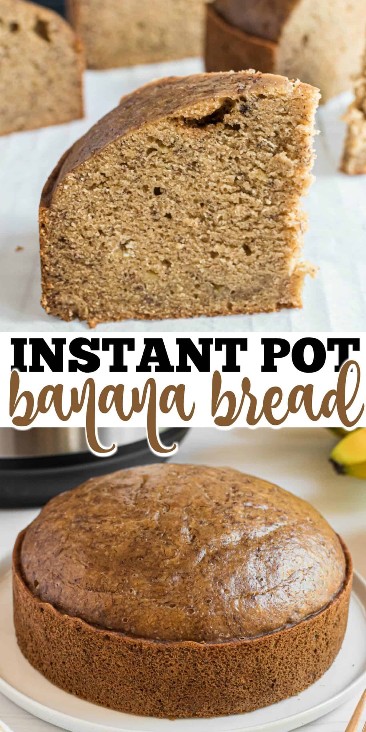 Instant Pot Banana Bread Recipe - Shugary Sweets