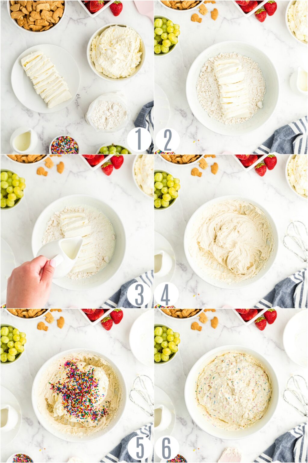 Funfetti Cake Batter Dip Recipe (No Bake)