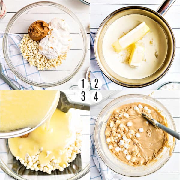 Making Fluffernutter Fluffernutter Fudge Recipe - Shugary Sweets