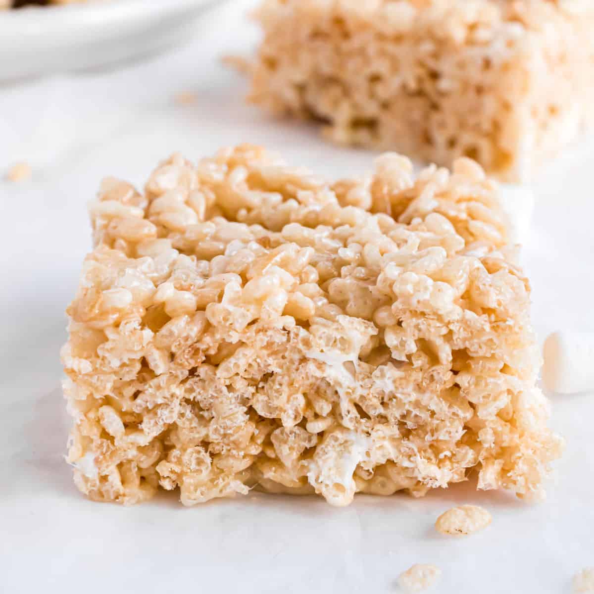 Gluten-free M&M's Rice Crispy Squares Recipe (No-bake)