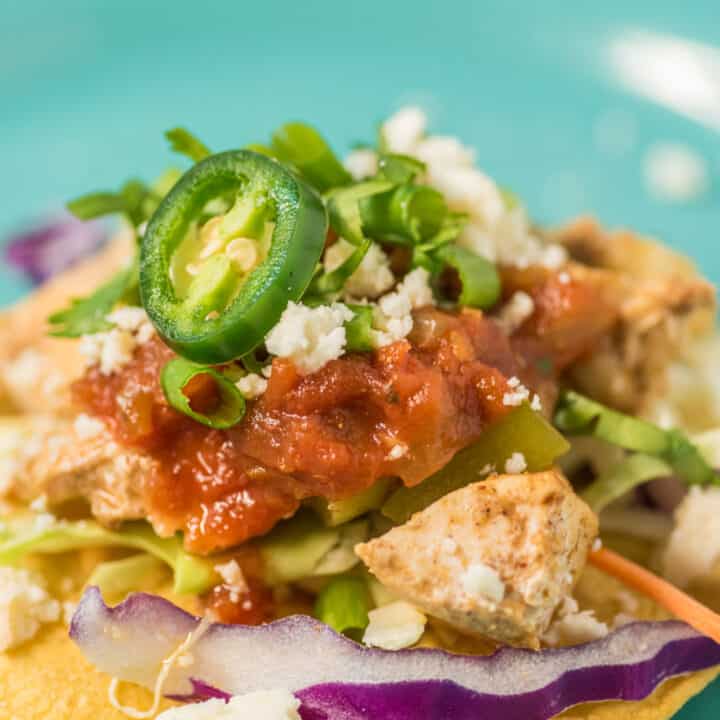 Sheet Pan Chicken Tostadas