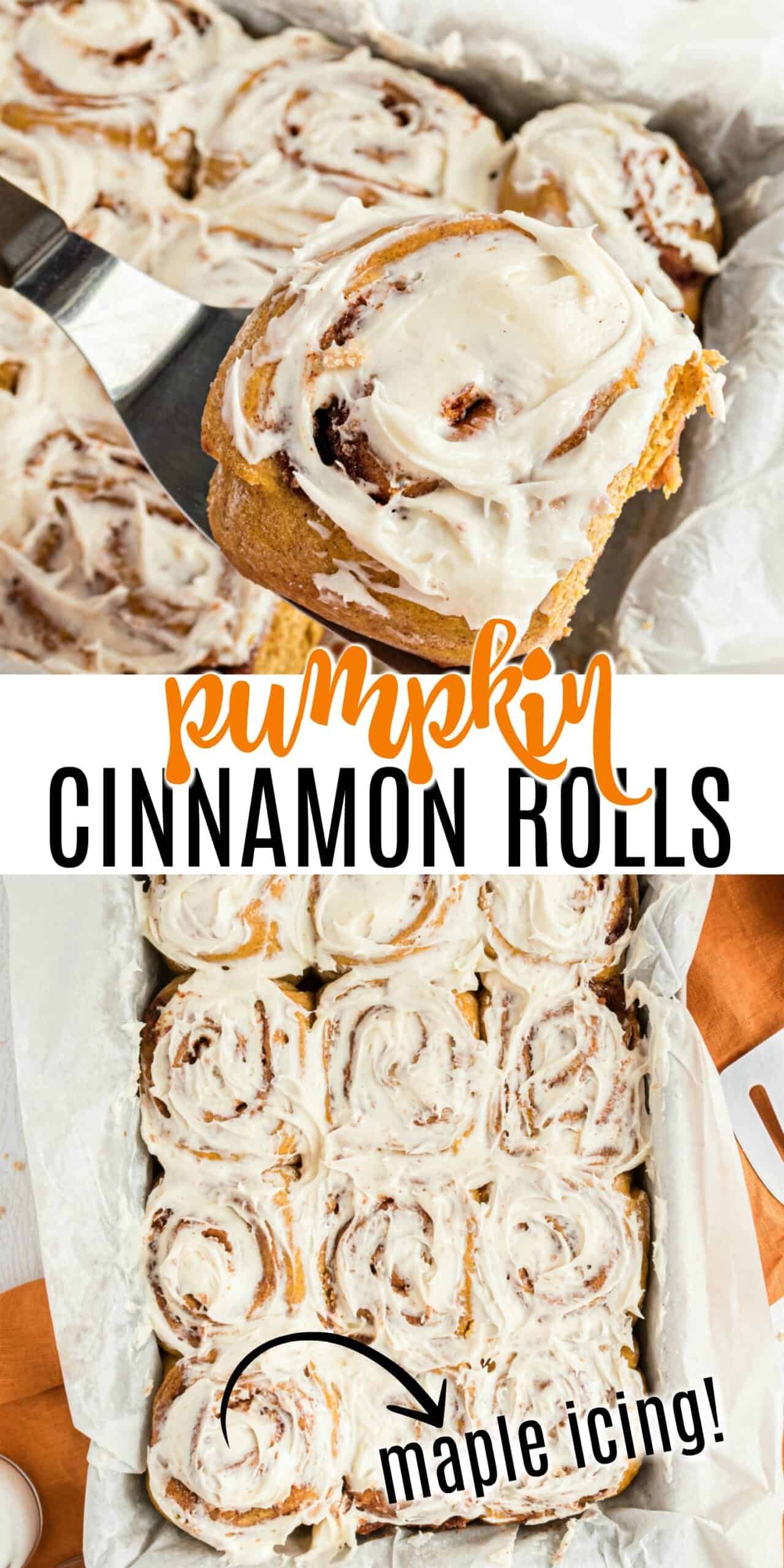 Pumpkin Cinnamon Rolls Recipe Shugary Sweets