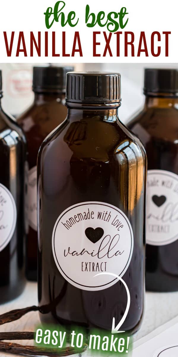 Homemade Vanilla Extract Recipe & Labels - The Scrap Shoppe