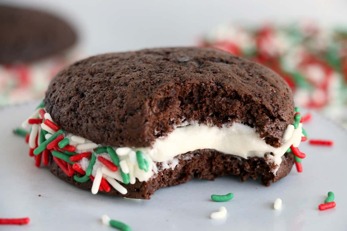 Whopper Pie Chocolate Whoopie Pies Recipe - Shugary Sweets