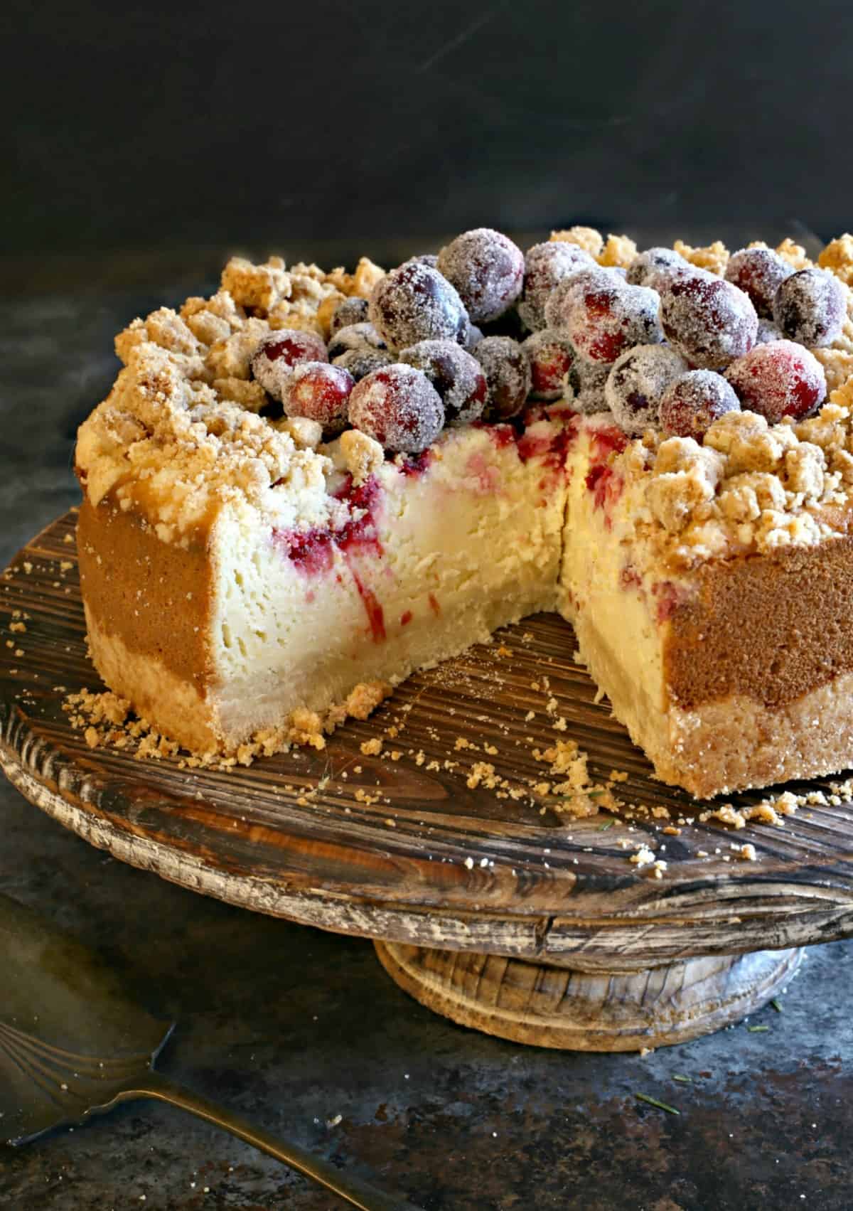 Cranberry Cheesecake Recipe - Shugary Sweets