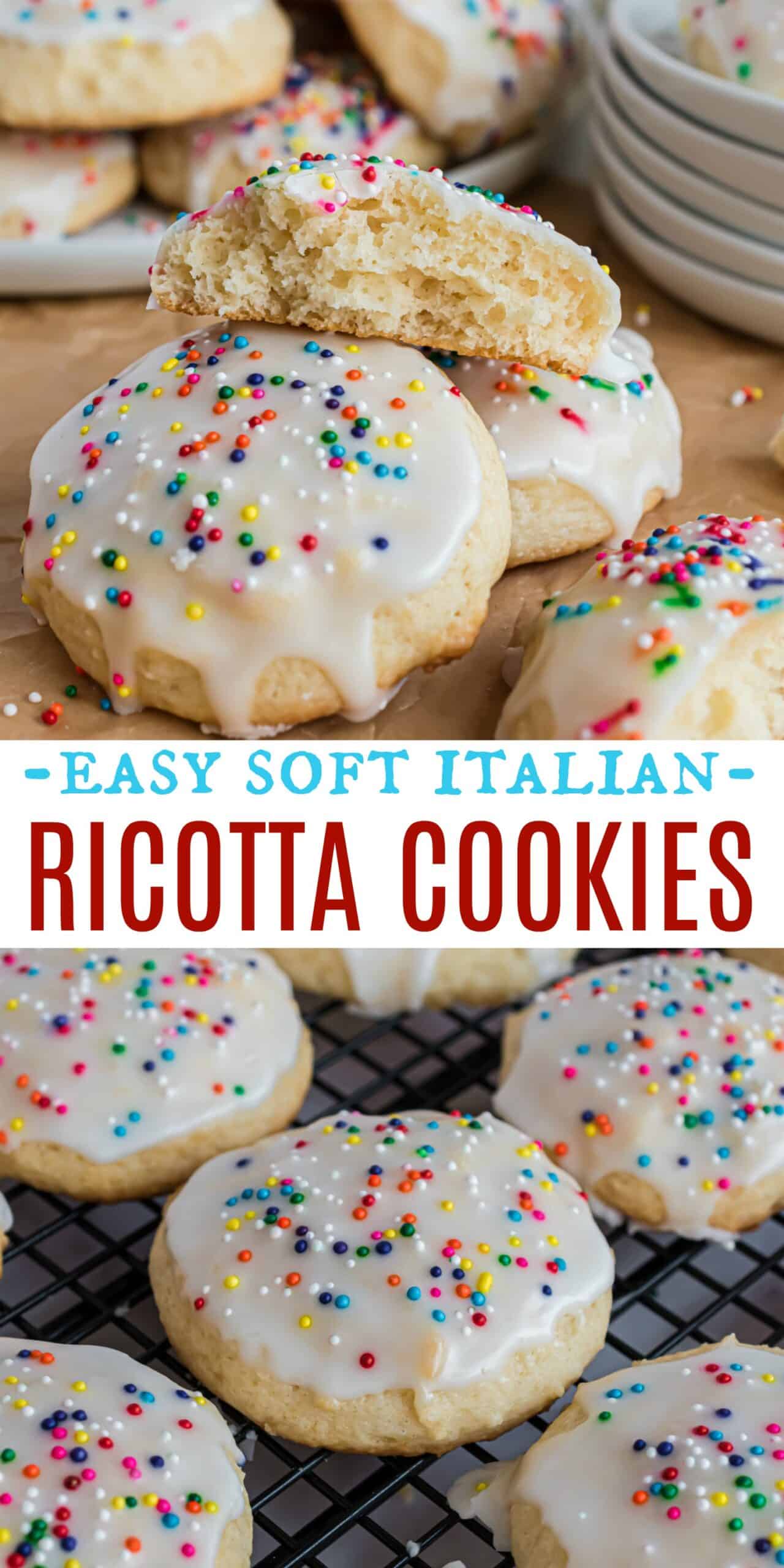 Italian Ricotta Cookies Recipe - Shugary Sweets