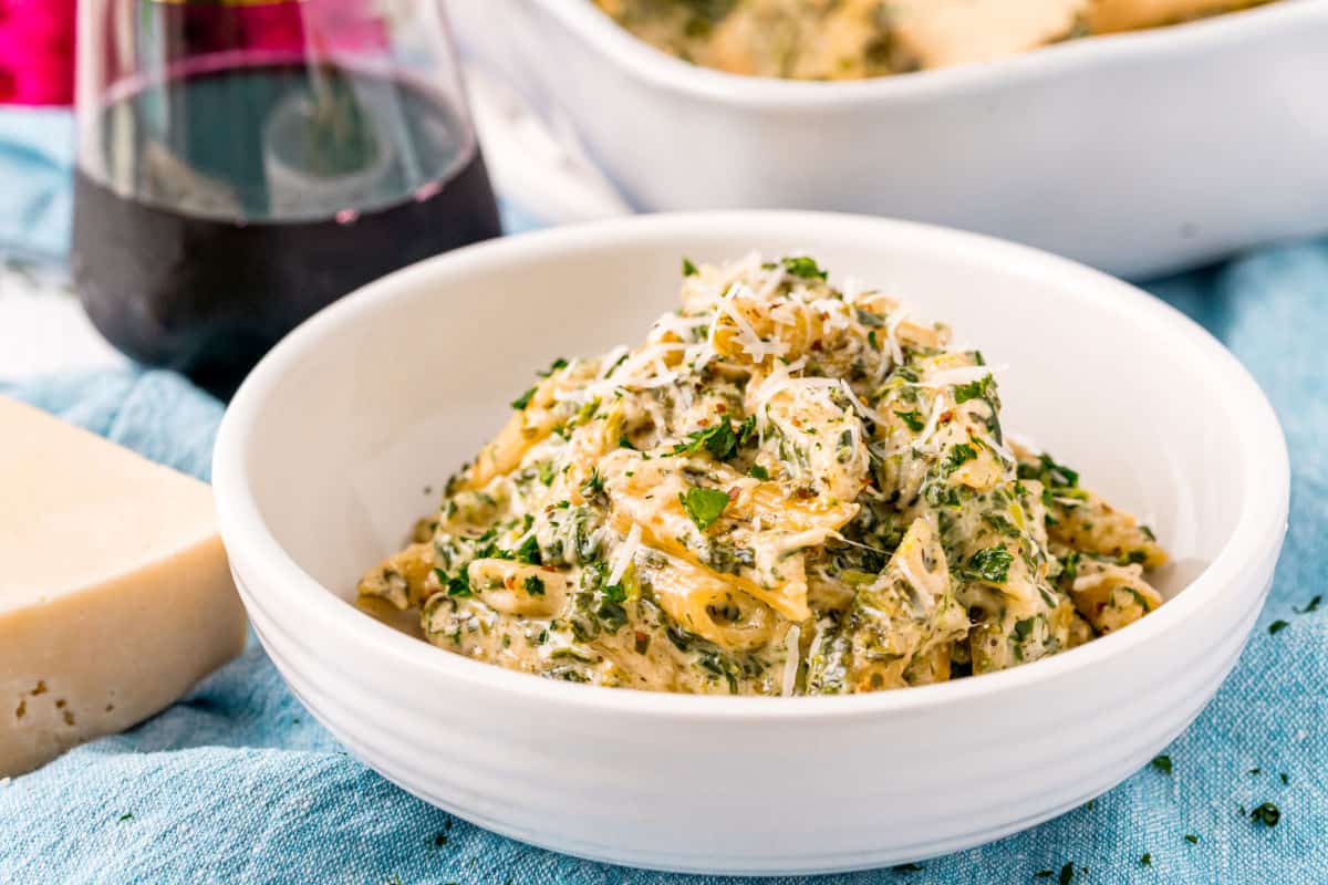 Spinach Alfredo Pasta Recipe Shugary Sweets