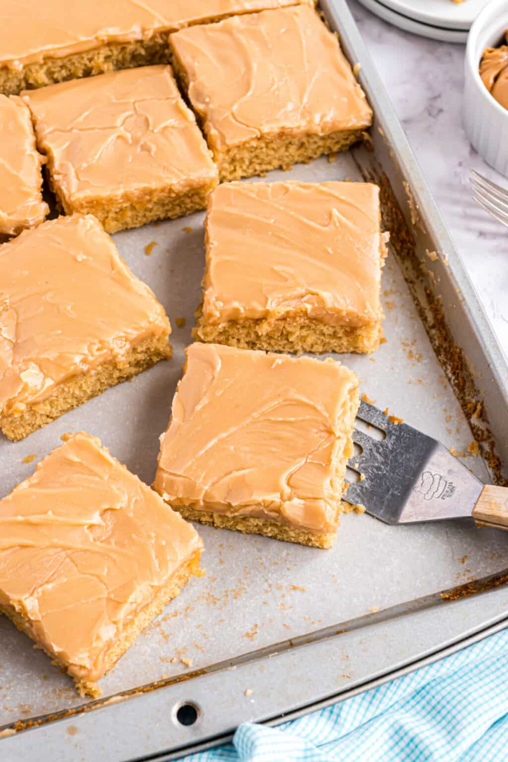 Peanut Butter Sheet Cake Recipe - Shugary Sweets