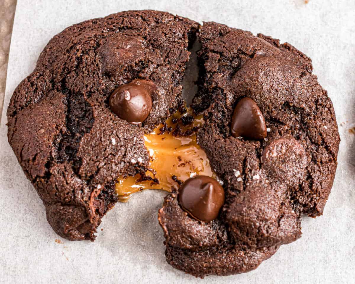 Sea Salt Caramel Chocolate Chip Cookies Recipe