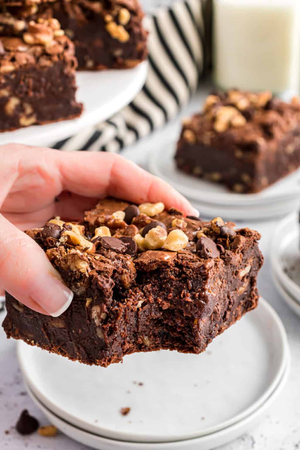 Chocolate Walnut Brownies Recipe - Shugary Sweets